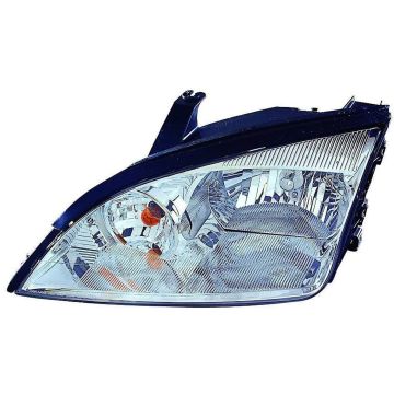 Headlight Assembly Composite Left Halogen w/o Bulbs or Sockets CAPA for Ford Focus ZXW ZX4 ST ZX4 LX Austero SE Tipico ZX3 ZX5 S SES Sport Ambiente SE ST 2005-2007