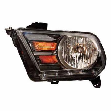 Headlight Assembly Composite Left Halogen CAPA for Ford Mustang GT 2010-2014