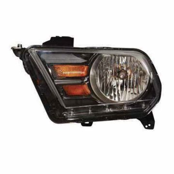 Headlight Assembly Composite Left Halogen CAPA for Ford Mustang Base 2010-2014