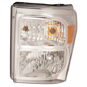 Headlight Assembly Composite Left CAPA for Ford F-250 Super Duty F-350 Super Duty F-450 Super Duty F-550 Super Duty