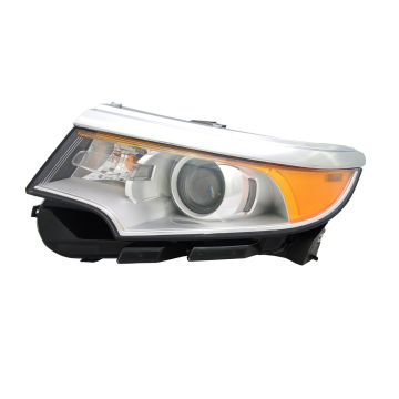 Headlight Assembly Composite Left Halogen for Ford Edge Limited SE SEL 2011-2014