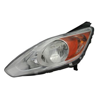 Headlight Assembly Composite Left Chrome Bezel CAPA for Ford C-Max 2013-2016