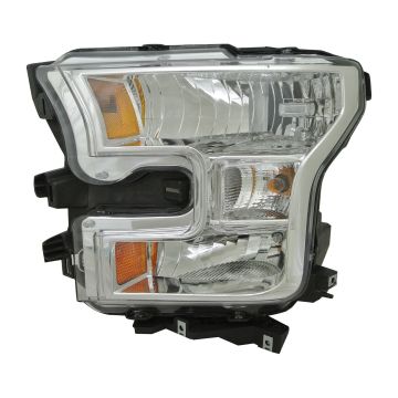 Headlight Assembly Composite Left CAPA for Ford F-150 2015-2017