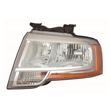 Headlight Assembly Composite Left Reflector Type w/o Complex Reflect B/Out for Ford Expedition 2015-2017