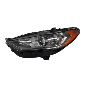 Headlight Assembly Composite Left Halogen w/Signature Lighting CAPA for Ford Fusion 2017-2020
