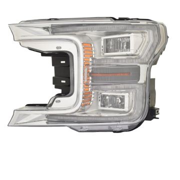 Headlight Assembly Composite Left LED w/o Sport Appearance Pkg CAPA for Ford F-150 2018-2020