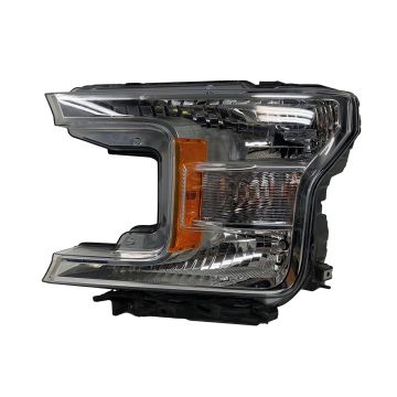 Headlight Assembly Composite Left Halogen w/o Sport Appearance Pkg w/o Black Appearance Pkg CAPA for Ford F-150 XL XLT 2018-2020
