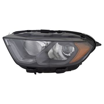Headlight Assembly Composite Left w/DRL Black Bezel CAPA for Ford EcoSport 2018-2022