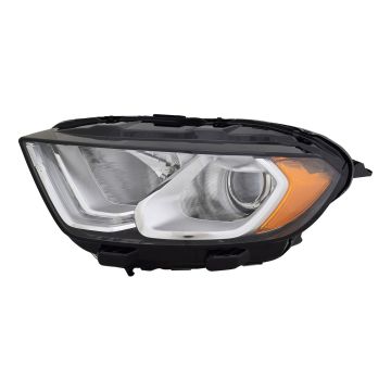 Headlight Assembly Composite Left w/DRL Chrome Bezel CAPA for Ford EcoSport 2018-2021