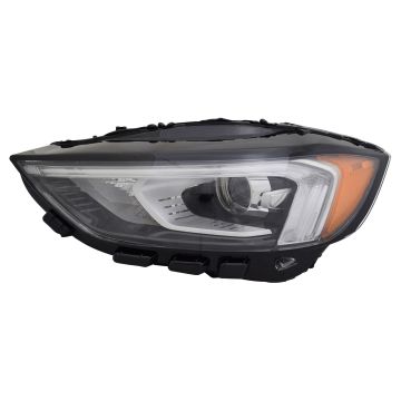 Headlight Assembly Composite Left Halogen w/o Sport Appearance Pkg w/o Adaptive Headlamps CAPA for Ford Edge SEL Titanium 2019-2024