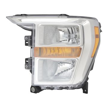 Headlight Assembly Composite Left Halogen CAPA for Ford F-150 2021-2023