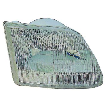 Headlight Assembly Composite Right w/o Heritage Edition Early Design From 7-96 CAPA for Ford Expedition F-150 F-150 Heritage