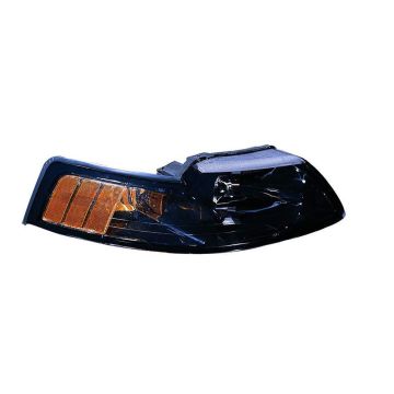 Headlight Assembly Composite Right CAPA for Ford Mustang 2001-2004