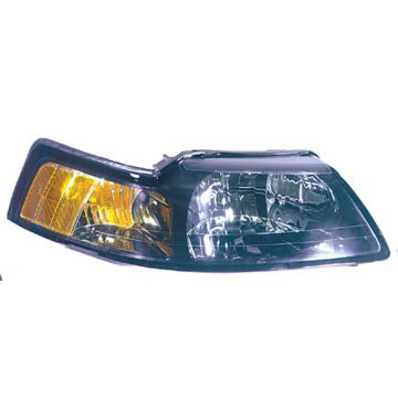 Headlight Assembly Composite Right for Ford Mustang 2001-2004