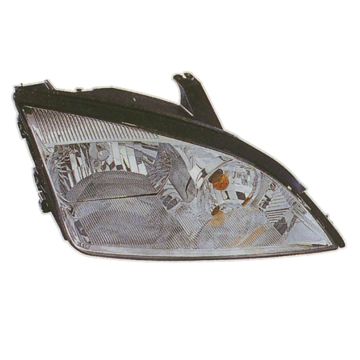 Headlight Assembly Composite Right Halogen w/o Bulbs or Sockets for Ford Focus ZXW ZX4 ST ZX4 LX Austero SE Tipico ZX3 ZX5 S SES Sport Ambiente SE ST 2005-2007