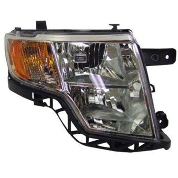 Headlight Assembly Composite Right for Ford Edge SEL Plus SE SEL Limited 2007-2010