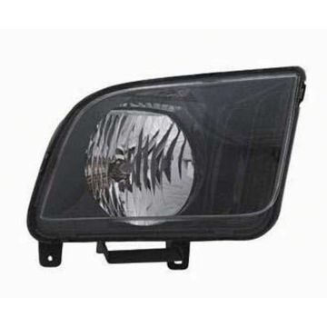 Headlight Assembly Composite Right Halogen CAPA for Ford Mustang Shelby GT Base Lujo GT Base GT Equipado GT Bullitt Shelby 2007-2009