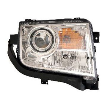 Headlight Assembly Composite Right w/o Adaptive Headlamps CAPA for Lincoln MKX 2007-2010