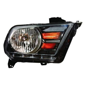 Headlight Assembly Composite Right Halogen CAPA for Ford Mustang GT 2010-2014