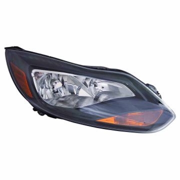 Headlight Assembly Composite Right CAPA for Ford Focus Sedan Hatchback Titanium Titanium Plus 2012-2014