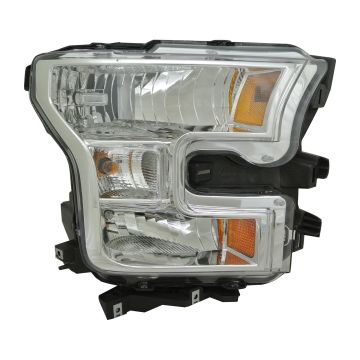 Headlight Assembly Composite Right CAPA for Ford F-150 2015-2017