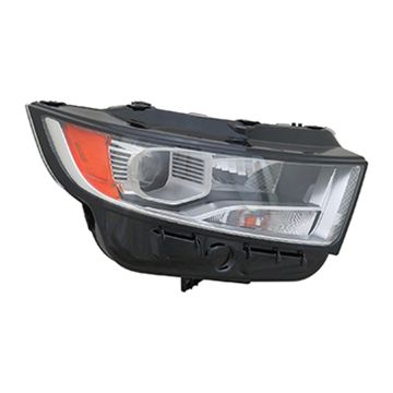 Headlight Assembly Composite Right Halogen CAPA for Ford Edge Titanium SE SEL 2015-2018