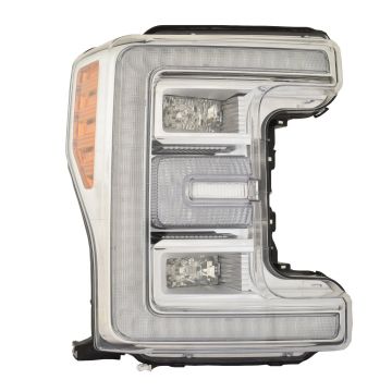 Headlight Assembly Composite Right LED CAPA for Ford F-350 Super Duty F-450 Super Duty
