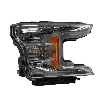 Headlight Assembly Composite Right Halogen w/o Sport Appearance Pkg From 12-17-17 CAPA for Ford F-150 2018-2020