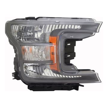 Headlight Assembly Composite Right Halogen w/Sport Appearance Pkg CAPA for Ford F-150 Extended Cab Pickup Crew Cab Pickup 2018-2020