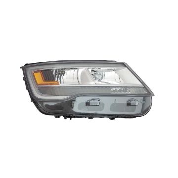 Headlight Assembly Composite Right LED w/Signature Lighting From 4-4-18 CAPA for Ford Explorer Limited Platinum XLT 2018-2019