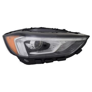 Headlight Assembly Composite Right Halogen w/o Sport Appearance Pkg w/o Adaptive Headlamps CAPA for Ford Edge SEL Titanium 2019-2024