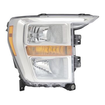 Headlight Assembly Composite Right Halogen CAPA for Ford F-150 2021-2023