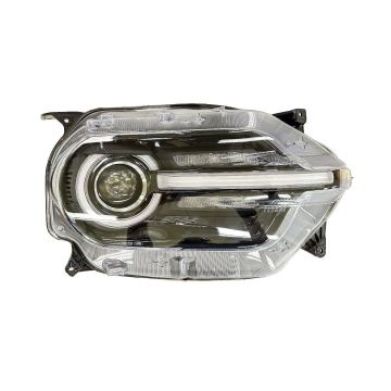 Headlight Assembly Composite Right w/o LED Signature Lighting for Ford Bronco Sport Base Big Bend Heritage Edition Free Wheeling 2021-2024