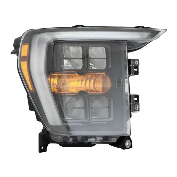 Headlight Assembly Composite Right LED w/o Adaptive Lighting w/o Black Appearance Pkg CAPA for Ford F-150 2021-2023