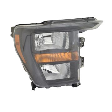 Headlight Assembly Composite Right Halogen CAPA for Ford F-150 Police Responder XL XLT 2021-2023
