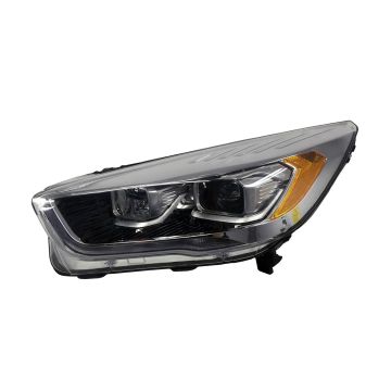 Headlight Lens Housing Left Xenon CAPA for Ford Escape 2017-2019