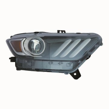 Headlight Lens Housing Right HID w/LED CAPA for Ford Mustang 2015-2020