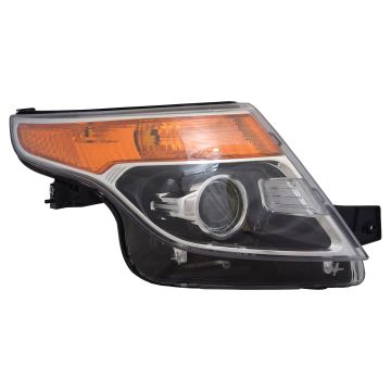 Headlight Lens Housing Right HID From 1-14-11 for Ford Explorer 2011-2015