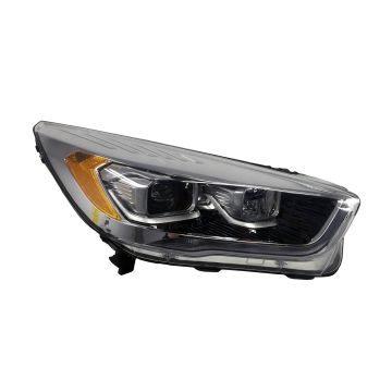 Headlight Lens Housing Right Xenon CAPA for Ford Escape 2017-2019