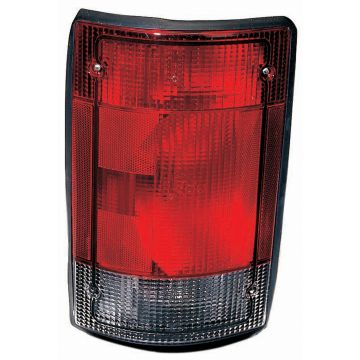 Tail Light Assembly Left w/o Harness CAPA for Ford E-150 E-150 Club Wagon E-250 E-350 Club Wagon E-350 Super Duty E-450 Super Duty Excursion