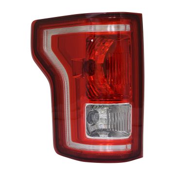 Tail Light Assembly Left Bulb Type From 10-20-14 CAPA for Ford F-150 2015-2017