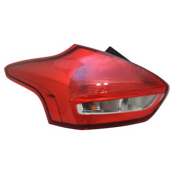 Tail Light Assembly Left w/o LED Lamp CAPA for Ford Focus Hatchback ST 2015-2018
