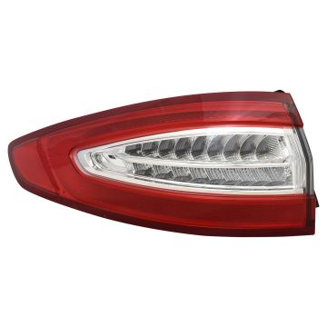 Tail Light Assembly Left Outer Titanium CAPA for Ford Fusion Energi SE Energi Titanium Titanium Hybrid 2013-2016