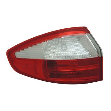Tail Light Assembly Left Outer Lens/Housing CAPA for Ford Fiesta Sedan 2014-2019