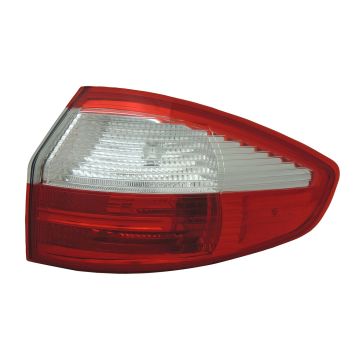 Tail Light Assembly Right Outer Lens/Housing CAPA for Ford Fiesta Sedan 2014-2019