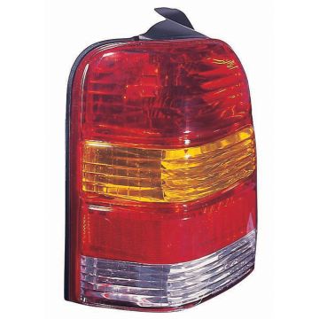 Tail Light Housing Left Includes Lens CAPA for Ford Escape 2001-2007