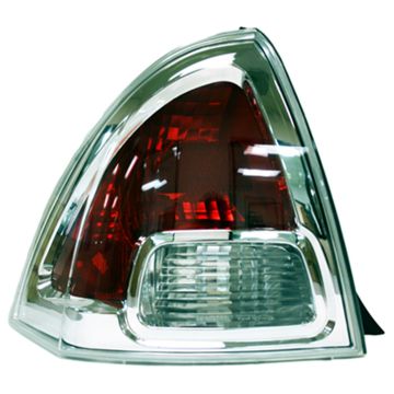 Tail Light Housing Left Includes Lens CAPA for Ford Fusion 2006-2009