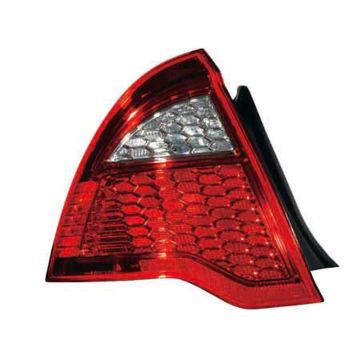 Tail Light Housing Left Includes Lens CAPA for Ford Fusion Hybrid 2010-2012