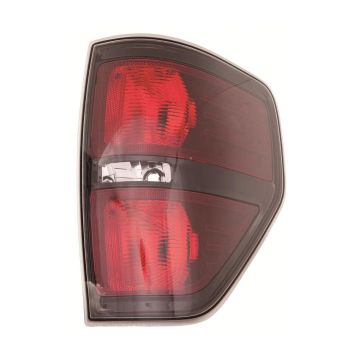 Tail Light Housing Right Black Accent Includes Lens CAPA for Ford F-150 SVT Raptor Harley-Davidson Edition 2010-2014