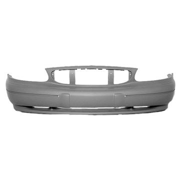 Bumper Cover Front w/o Molded Impact Strip Primed for Buick Century Limited 1997-2002
